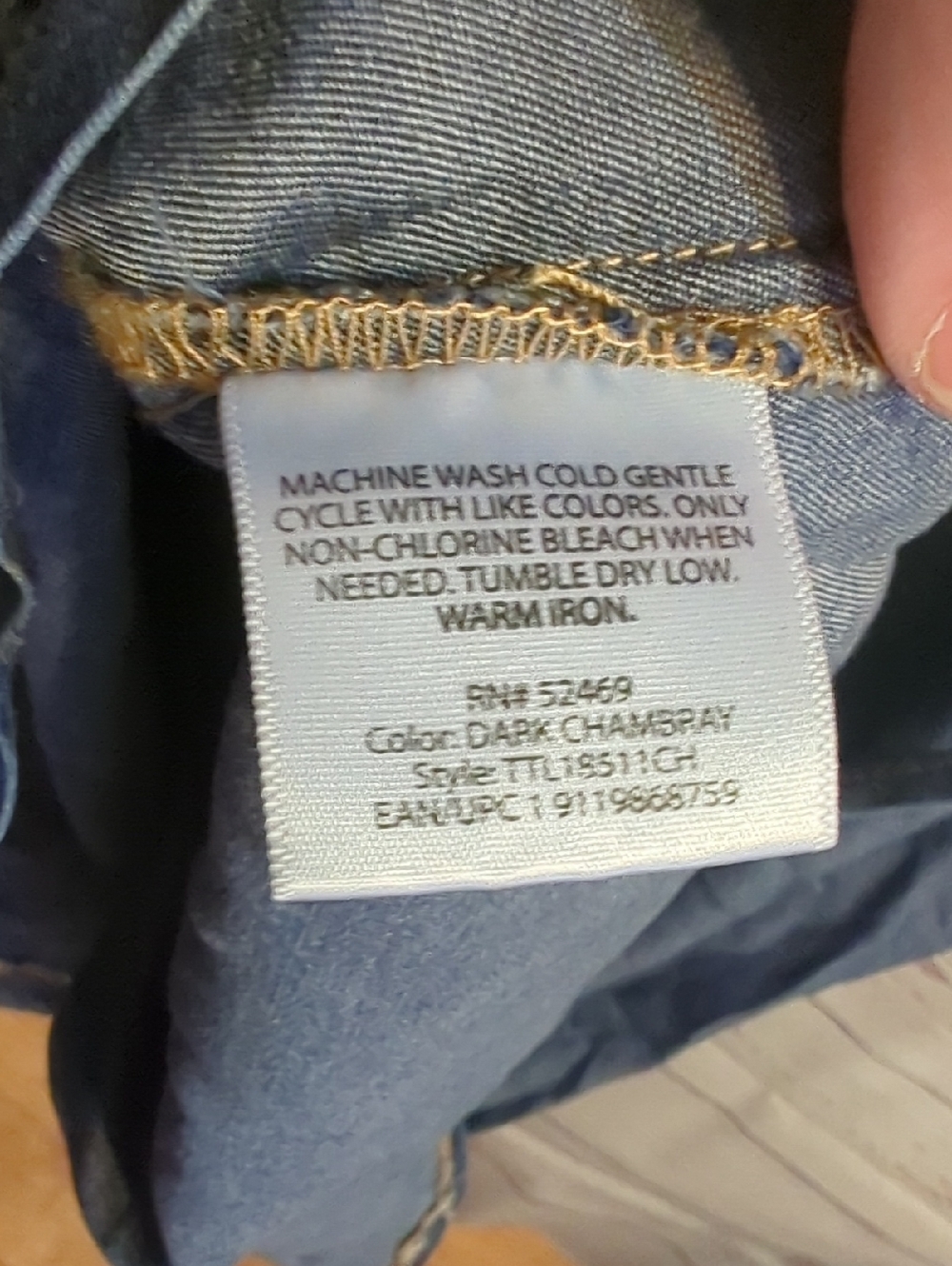 Time and Tru Denim Dress - Picture 6 of 7